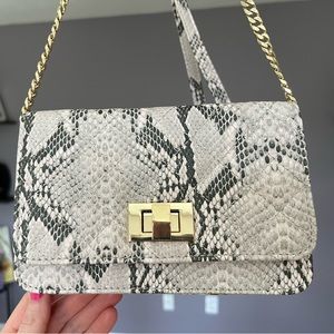 NWT Call It Spring Snakeskin Print Crossbody